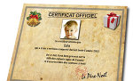 Certificat Officiel du Père-Noël